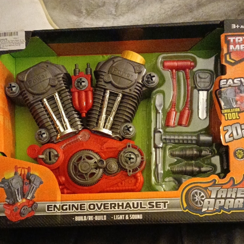 Engine Overhaul Set - Black, Red, Gray